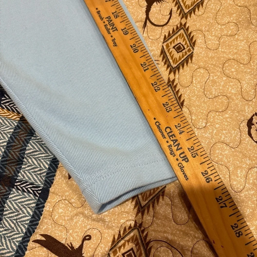 Chaps Sky Blue Half-Zip Sweater Mens XXL